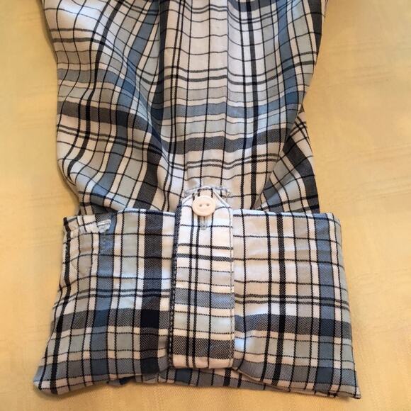 Tony Hawk Men's Button Down Long Sleeve Plaid Shirt Medium - Picture 7 of 13